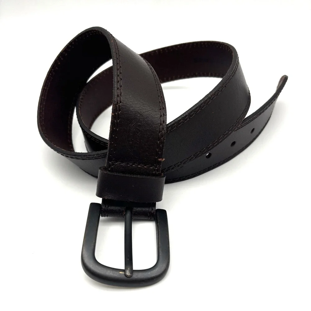 Dickies 11DI02F9 Brown Full Grain Genuine Leather Men's Belt 36 35-39